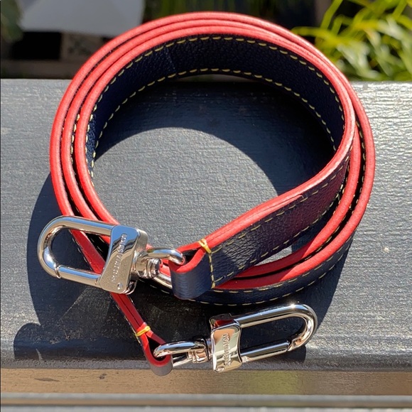 🆕LOUIS VUITTON LEATHER PURSE STRAP💙❤️🩵💔❤️🔥❤️🩹❣️ - Picture 2 of 3